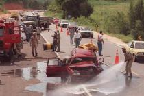 Em caso de acidentes, sinalizar bem o local é fundamental